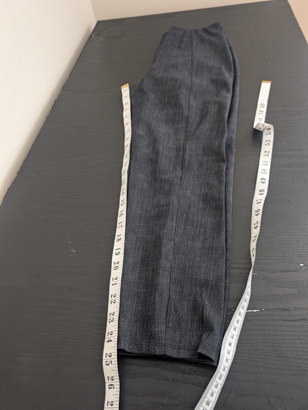Lululemon Here to There High-Rise 7/8 Pant Trouser Crosshatch Texture Black  10 - Picture 10 of 10